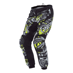 Pantaloni Copii Lungi O'Neal Element Attack - 24 (8/10), Negru-Galben Neon