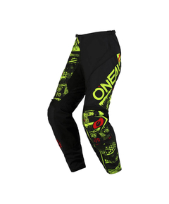 Pantaloni O'Neal Element Attack V.23 - 42/58, Negru-Galben Neon