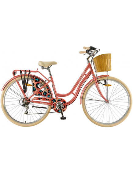 Bicicleta Oras Polar Grazia 6s - 28 Inch, L, Coral Leopard