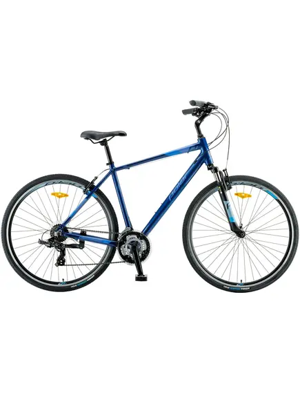 Bicicleta Trekking Polar Helix 2023 - 28 Inch, L, Albastru, Marime produs: L