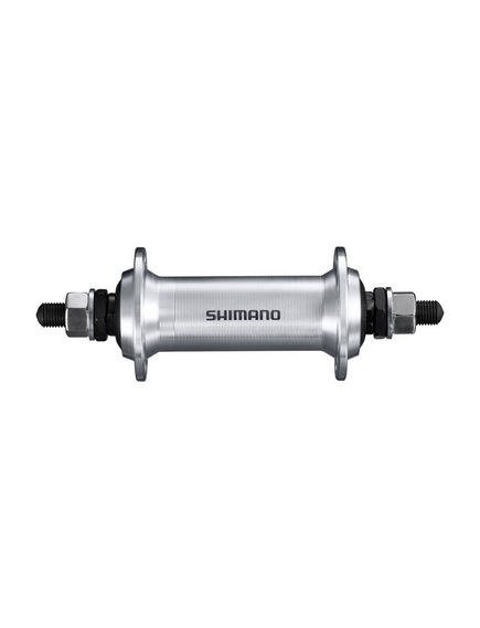 Butuc Fata Shimano TX500DS - 36H, 100 mm, Argintiu