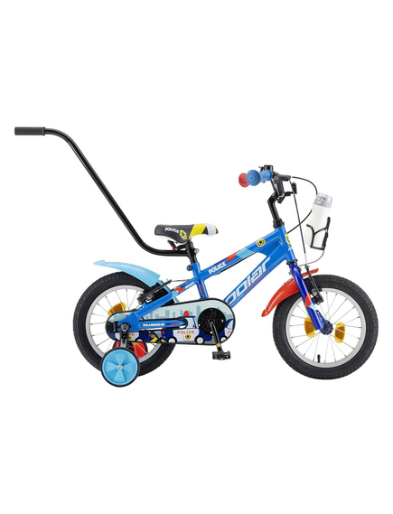 Bicicleta Copii Polar 2024 Police - 14 Inch, Albastru