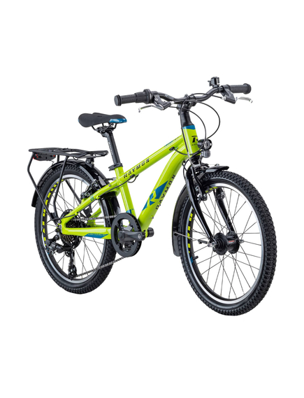 Bicicleta Copii Raymon TwoRay 1.5 Street - 20 Inch, 270 mm, Verde - Tourney