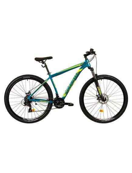 Bicicleta MTB Colinelli COL25, Marimea L, 29 inch, Verde, Schimbator Shimano ST-EF500 EZ-FIRE PLUS, 24 Viteze, Cadru Aluminiu, Frane pe Disc