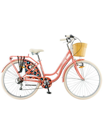 Bicicleta Oras Polar Grazia 6s - 28 Inch, M, Coral Leopard