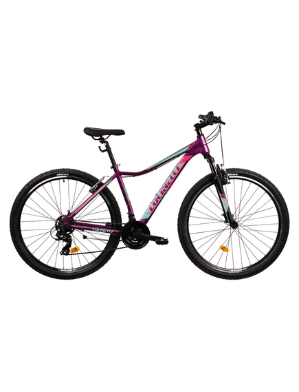 Bicicleta MTB Colinelli COL22, Marimea S, 29 inch, Violet, Schimbator Shimano, 21 Viteze, Cadru Aluminiu, Frane V - Brake