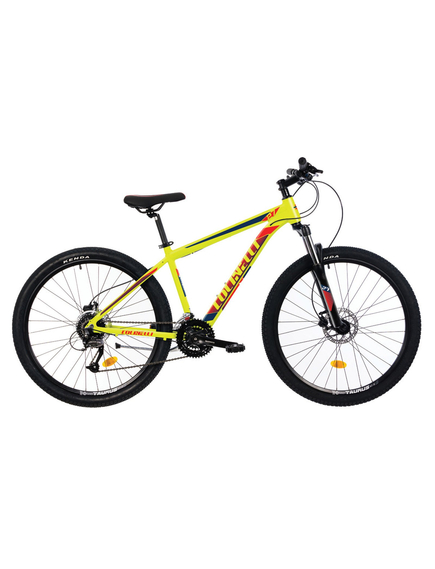 Bicicleta MTB Colinelli COL27, Marimea M, 27.5 inch, Verde, Schimbator Shimano Altus, 24 Viteze, Cadru Aluminiu, Frane pe Disc