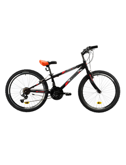 Bicicleta Copii Dhs 2421 Cedric - 24 Inch, Negru, Culoare produs: Negru