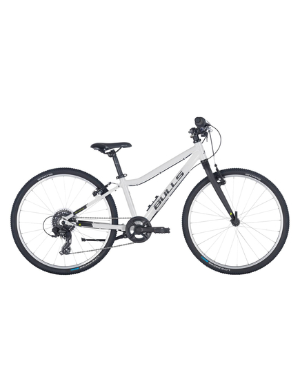 Bicicleta Copii Bulls Tokee Lite 24 - 24 Inch, Alb, Culoare produs: Alb