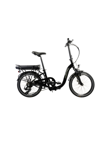 Bicicleta Electrica Pliabila Devron 20122 - 20 Inch, S, Negru