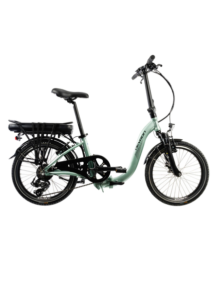 Bicicleta Electrica Pliabila Devron 20122 - 20 Inch, S, Verde