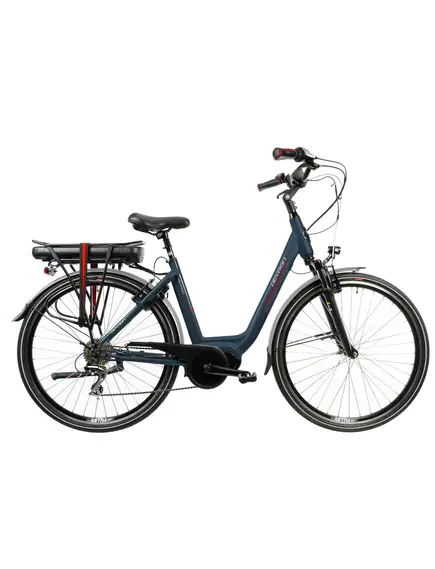 Bicicleta Electrica Devron 28414 - 28 Inch, 460mm, Albastru