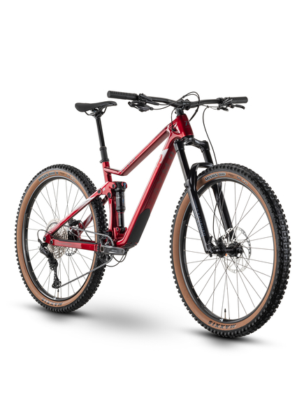 Bicicleta Full Suspension Raymon FullRay 150 9.0 - 29 Inch, L, Rosu-Alb