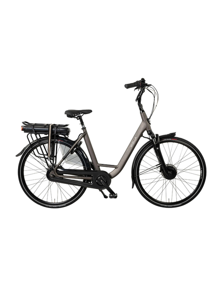 Bicicleta Electrica Stella Livorno Dama FDST RTE 2.1 - 28 Inch, L, Gri, Culoare produs: Gri