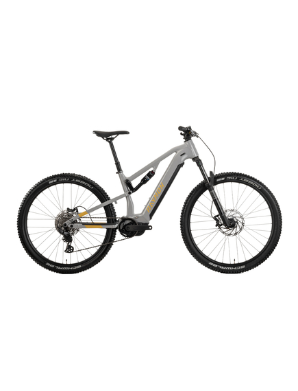 Bicicleta Electrica Raymon Full Suspension Trailray 120 Pro 2025 - 29 Inch, S, Gri - Deore LG, Culoare produs: Gri, Marime produs: S