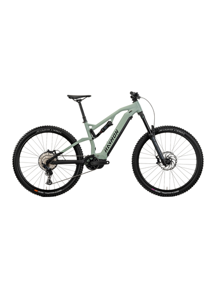 Bicicleta Electrica Raymon Full Suspension Trailray 150 Pro 2025 - 29 Inch, S, Verde - SLX, Culoare produs: Verde, Marime produs: S