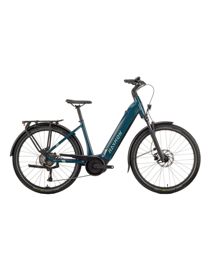 Bicicleta Electrica Raymon Oras Metmo 2025 - 27.5 Inch, L, Albastru - Acera, Culoare produs: Albastru, Marime produs: L