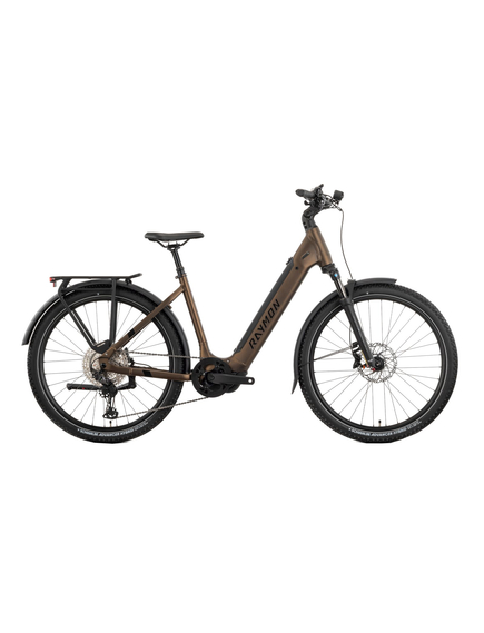 Bicicleta Electrica Raymon Oras Tourray Ultra 720 Wave 2025 - 27.5 Inch, S, Maro - XT, Marime produs: S