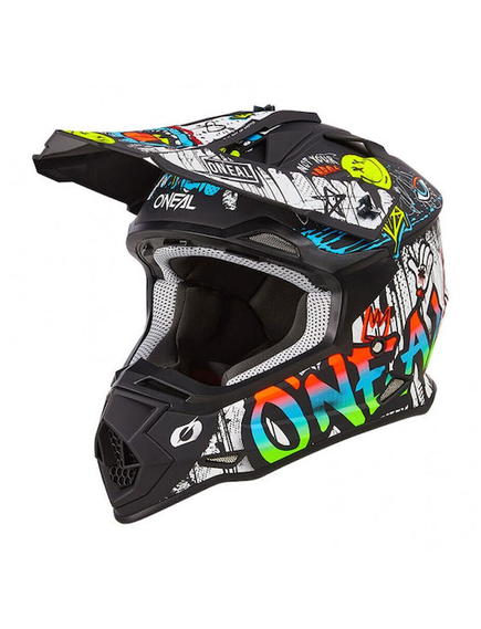 Casca Ciclism O'Neal Backflip Helmet Rancid V.25 - 57-58 Cm, M, Negru-Alb