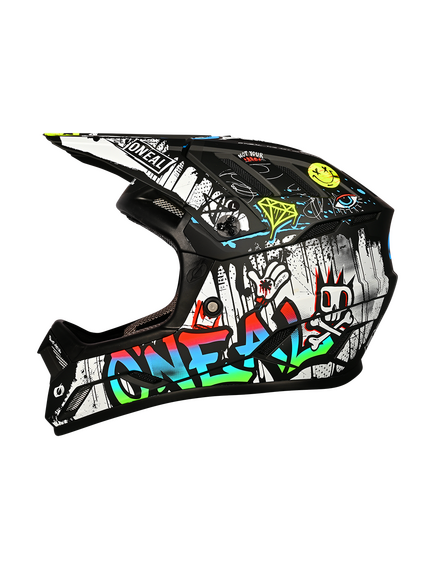 Casca Ciclism O'Neal Backflip Helmet Rancid V.25 - 59-60 Cm, L, Negru-Alb