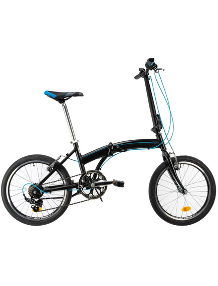 Bicicleta Pliabila Dhs 2095 Negru 20 Inch