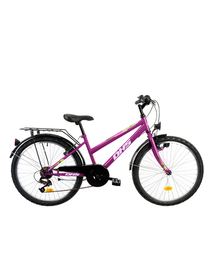 Bicicleta Copii Dhs Terrana 2414 - 24 Inch, Violet