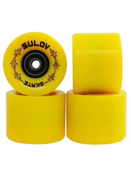 Set 4 Roti Penny Board - 60 x 45 Mm, Galben