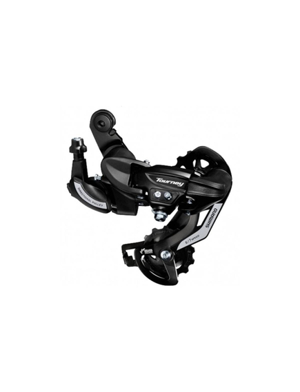 Schimbator Spate Shimano Tourney TY500, 6/7 Viteze - Negru