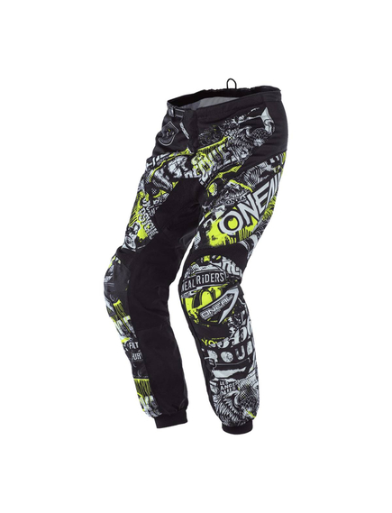 Pantaloni Copii Lungi O'Neal Element Attack - 22 (5/6), Negru-Galben Neon